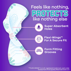 Always Radiant Size 3 Teen Unscented Pads - Extra Heavy - 20ct