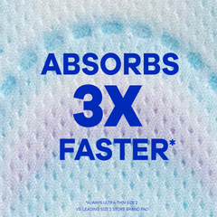 Always Ultra Thin Pads Size 1 Regular Absorbency Unscented - 44ct