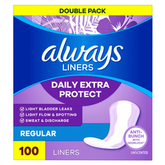 Always Anti-Bunch Xtra Protection Liners