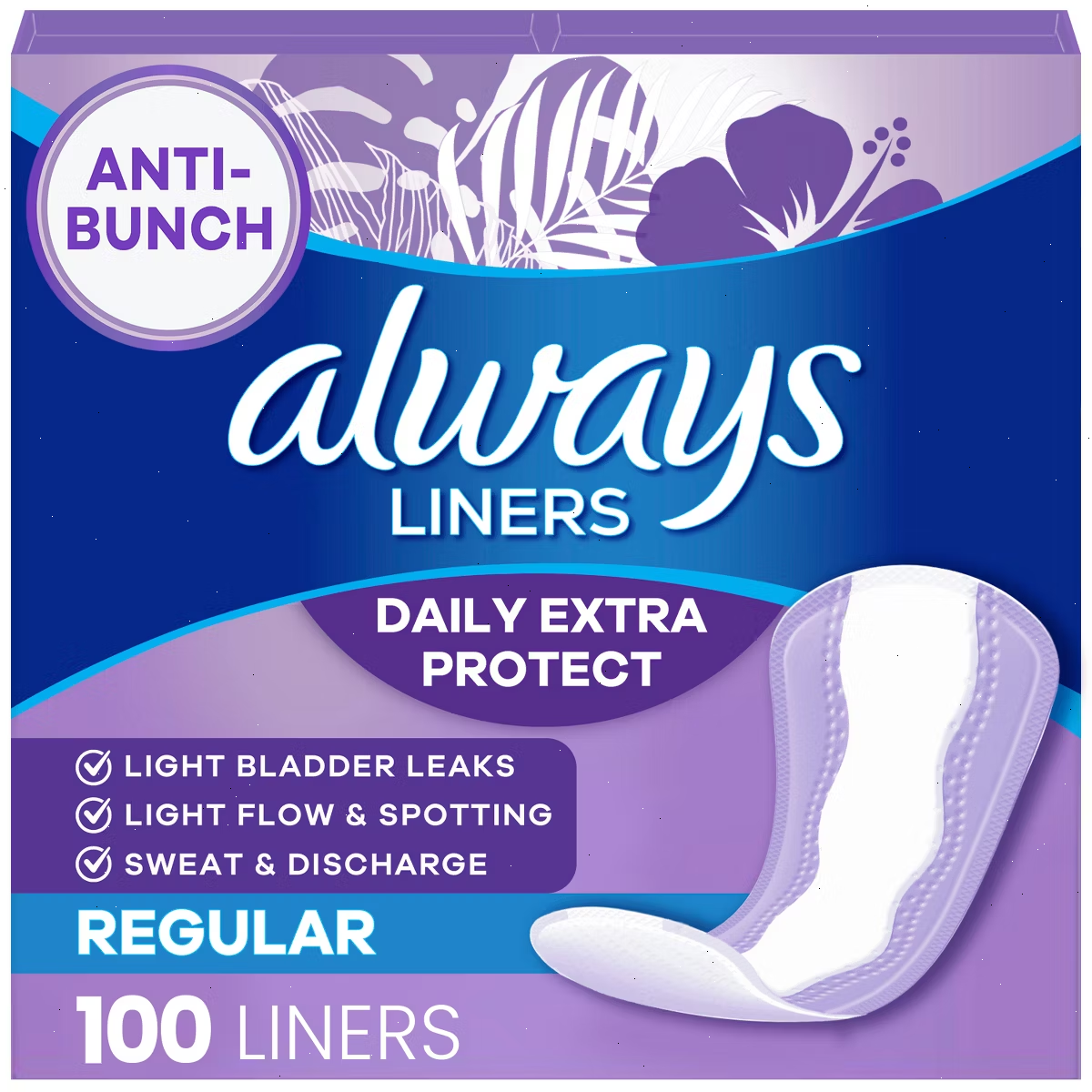 Always Anti-Bunch Xtra Protection Liners